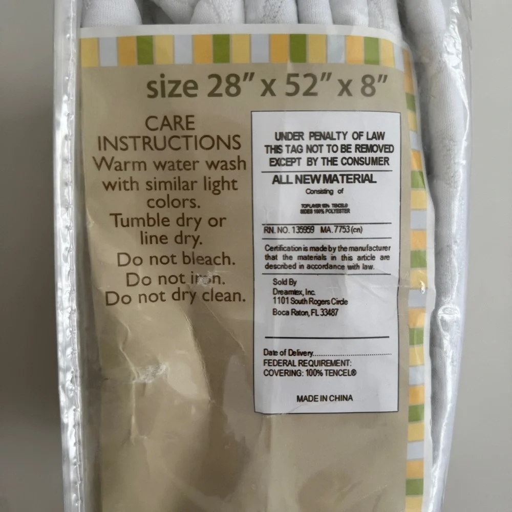 My Little Nest 2 baby mattress covers